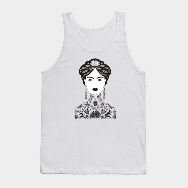 Tattoo Woman Tank Top by Maggiemagoo Designs